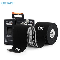 OK TAPE Precut Kinesiology Tape, Latex-Free Elastic Bandage for Athletes and Fitness Enthusiasts