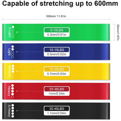 Premium Resistance Loop Bands for Home Fitness - Versatile Stretching & Strength Training Tools