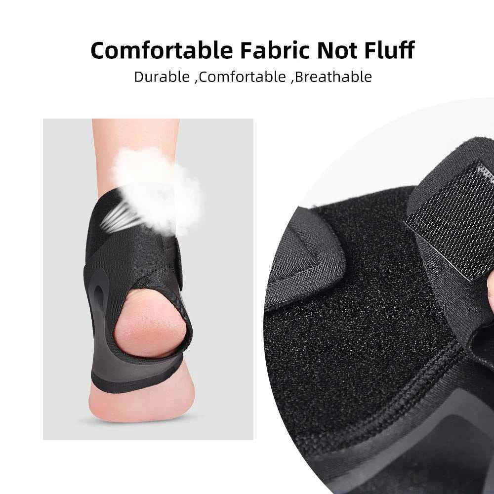 Adjustable Compression Ankle Support Sleeves for Enhanced Stability and Protection