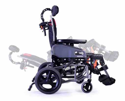 KARMAN VIP2-TR Tilt in Space Reclining Transport Wheelchair