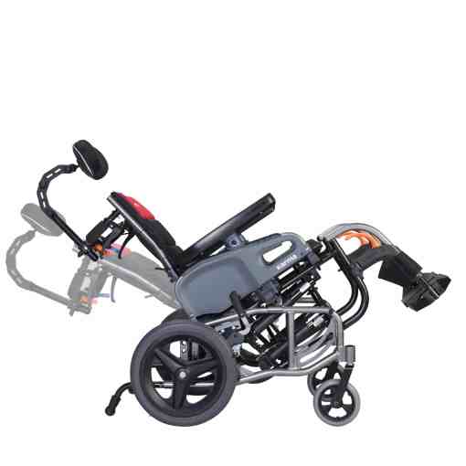 KARMAN VIP2-TR Tilt in Space Reclining Transport Wheelchair