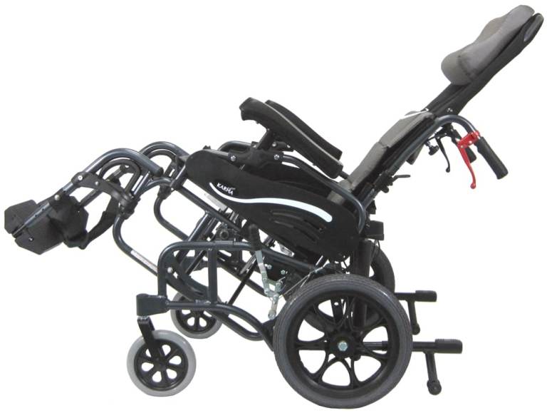 KARMAN VIP515 Tilt in Space Reclining Transport Wheelchair