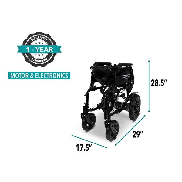 ComfyGo X-9 Remote Controlled Electric Wheelchair, Automatic Reclining Backrest & Lifting Leg Rests ComfyGO