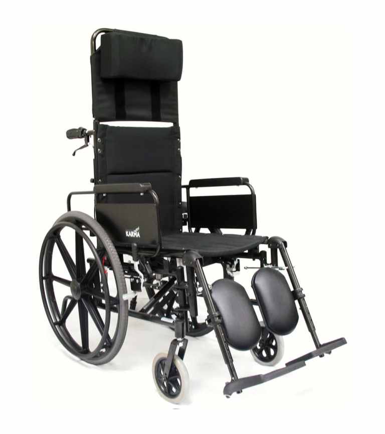 KARMAN KM-5000-TP Lightweight Reclining Transport Wheelchair