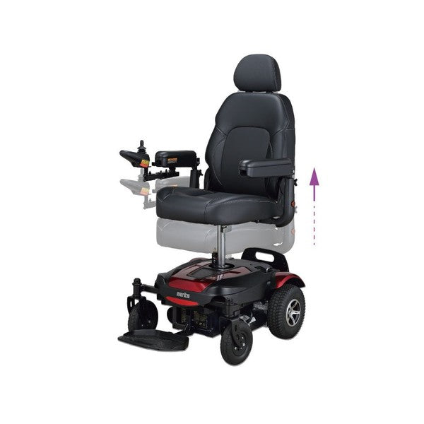 Merits Health Dualer Full-Sized Power Wheelchair with lift