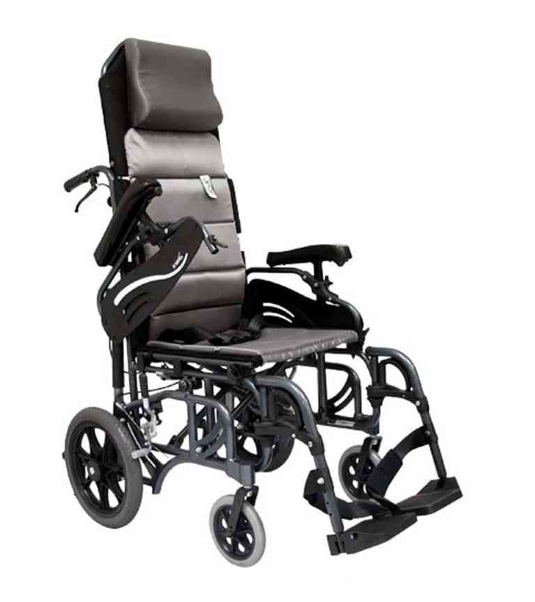 KARMAN VIP515 Tilt in Space Reclining Transport Wheelchair